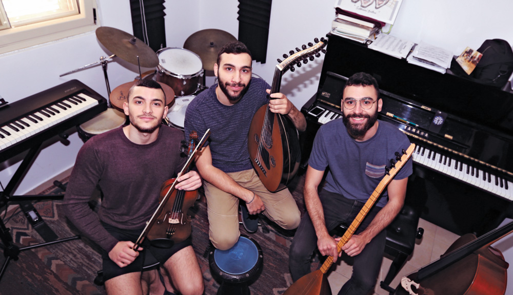 01 The Sakhnini Brothers at home in their music room COVER